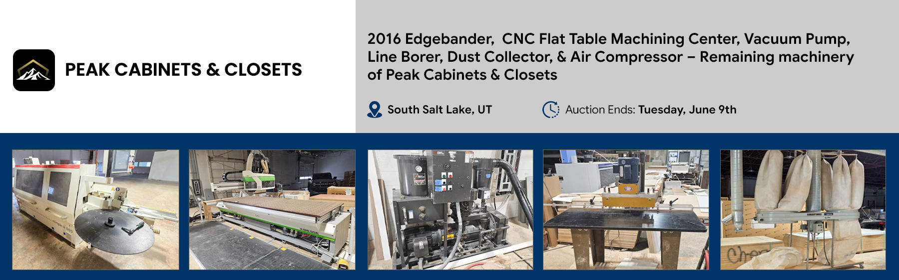 Peak Cabinets Auction Event